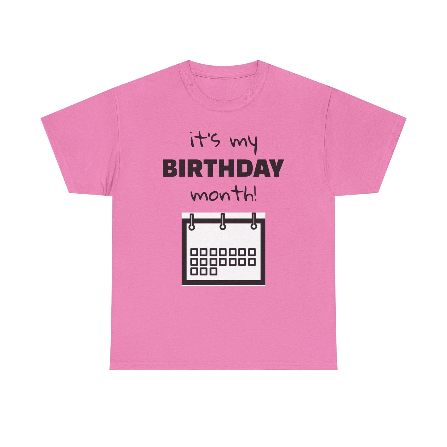 Birthday Month Unisex Heavy Cotton Tee - Celebrate Your Special Month!