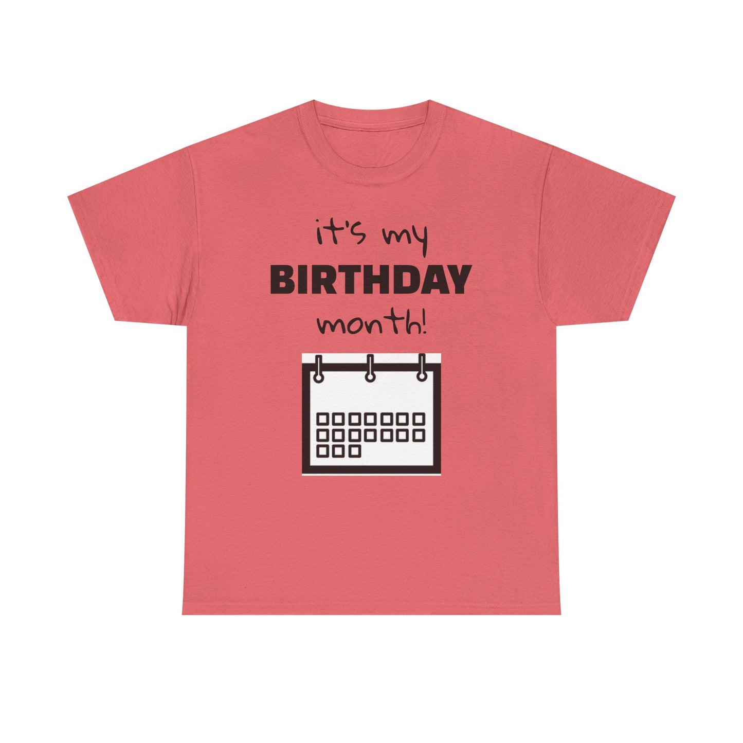 Birthday Month Unisex Heavy Cotton Tee - Celebrate Your Special Month!