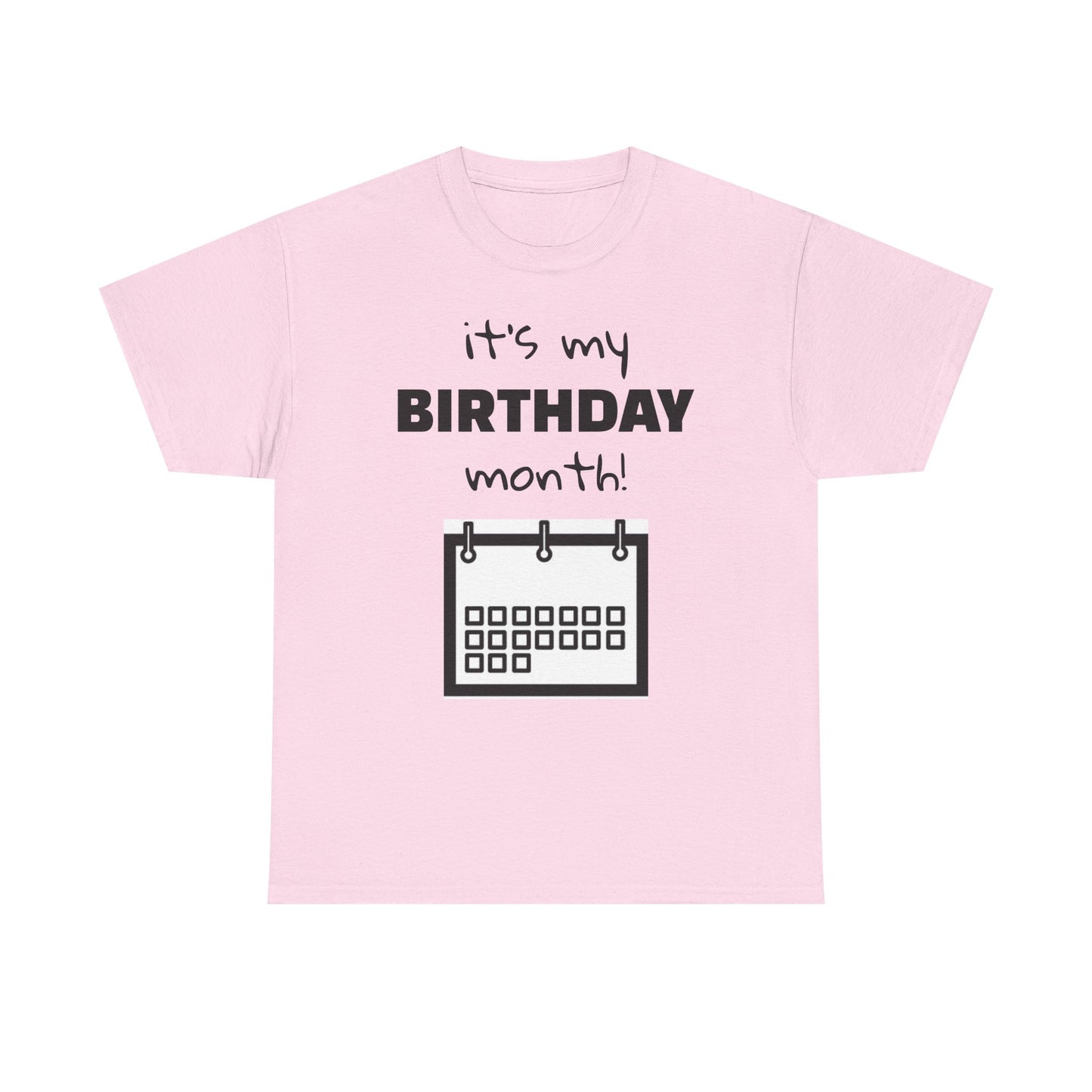 Birthday Month Unisex Heavy Cotton Tee - Celebrate Your Special Month!