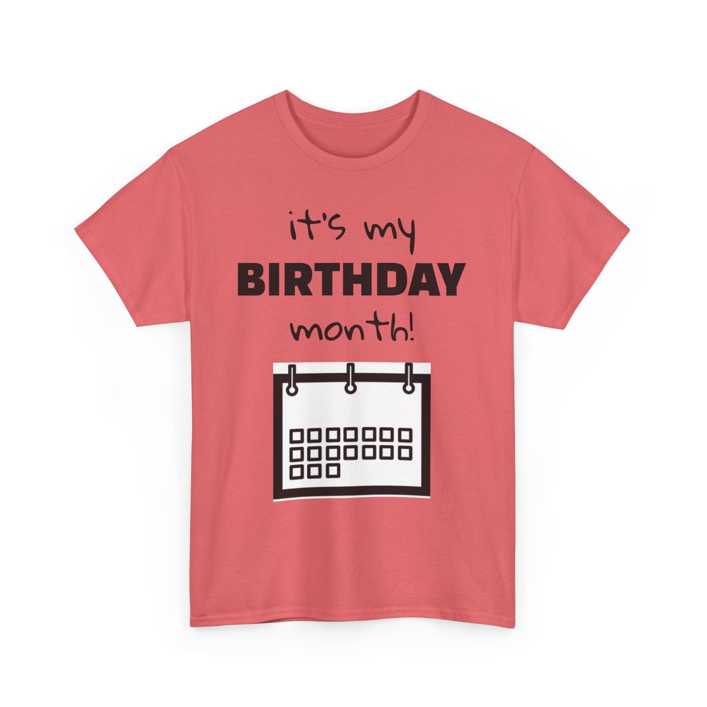 Birthday Month Unisex Heavy Cotton Tee - Celebrate Your Special Month!