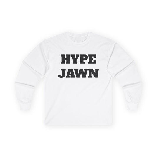 HYPE JAWN Unisex Long Sleeve Tee - Trendy Cotton Apparel for Casual Vibes