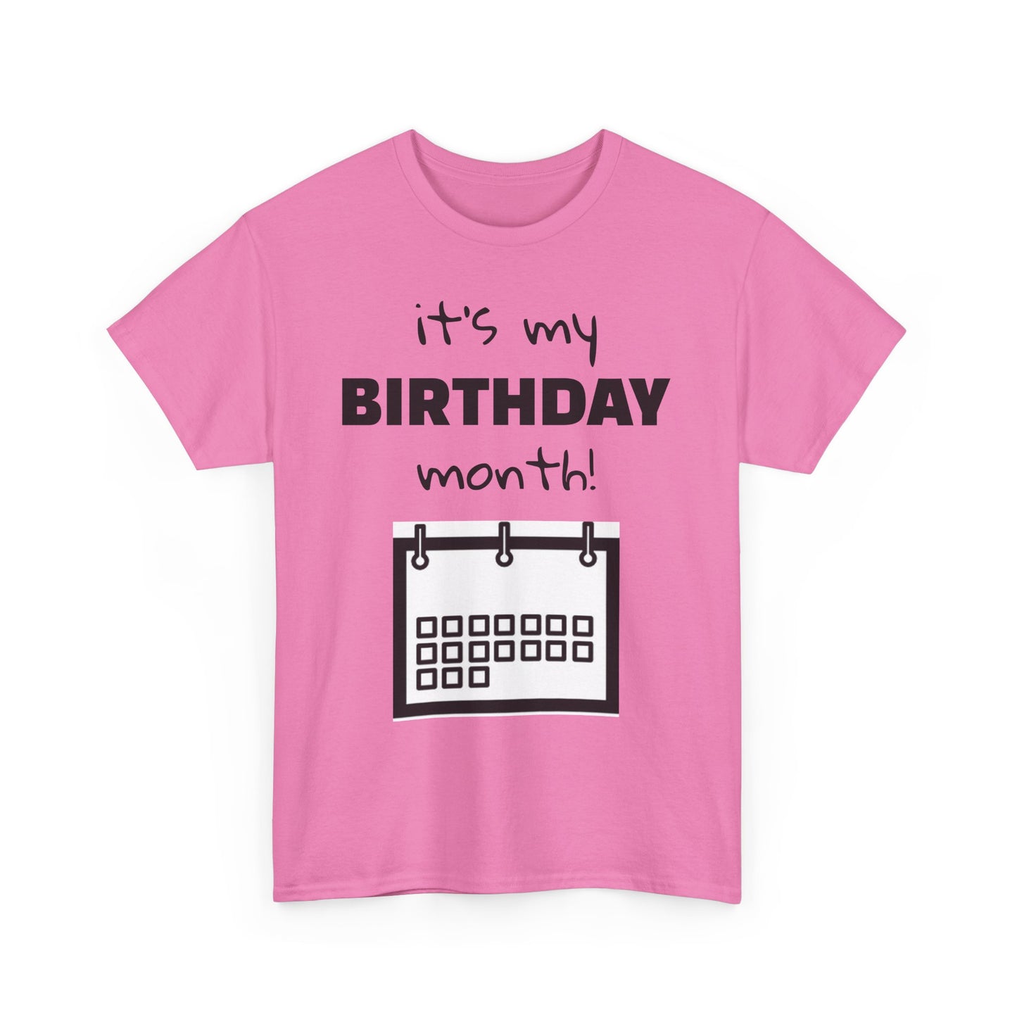 Birthday Month Unisex Heavy Cotton Tee - Celebrate Your Special Month!