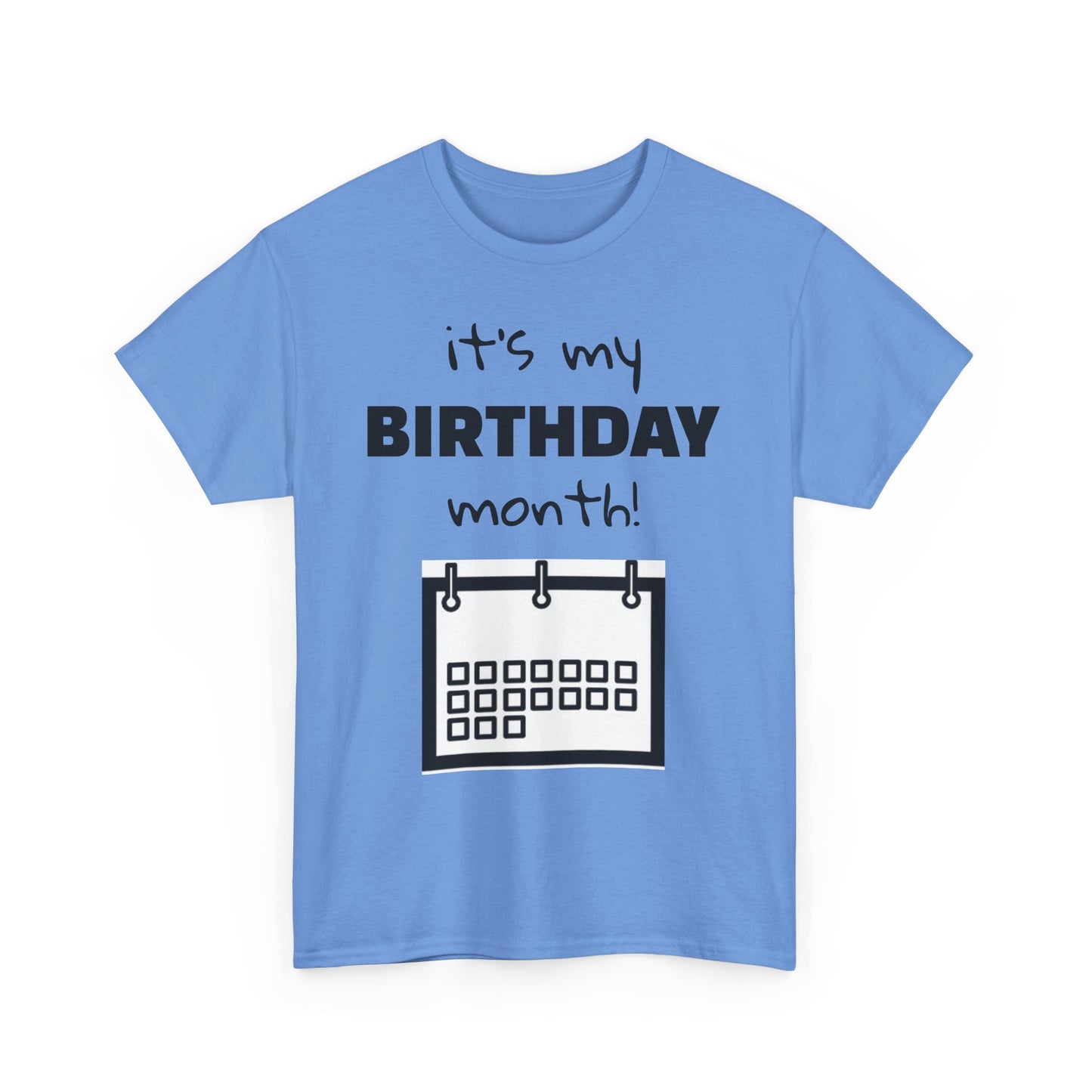 Birthday Month Unisex Heavy Cotton Tee - Celebrate Your Special Month!